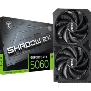 Tarjeta De Video Msi Geforce Rtx 5060 8gb Shadow 2x Oc Gddr7 Nvidia, 128 Bits, 2 Ventiladores