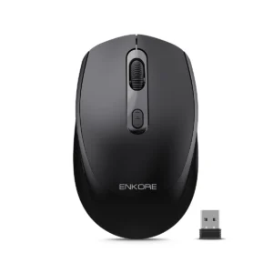 Mouse Enkore Inalambrico Xcaret 3 - ENK M208 - 3 Negro y Rosa